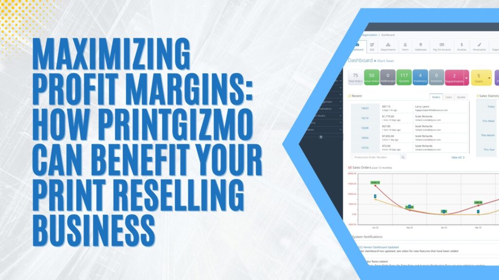 Print resellers profits and automation